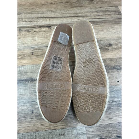 Soludos Owl Embroidered Shoes Espadrilles Slip On Womens Size 8.5 - Picture 5 of 8